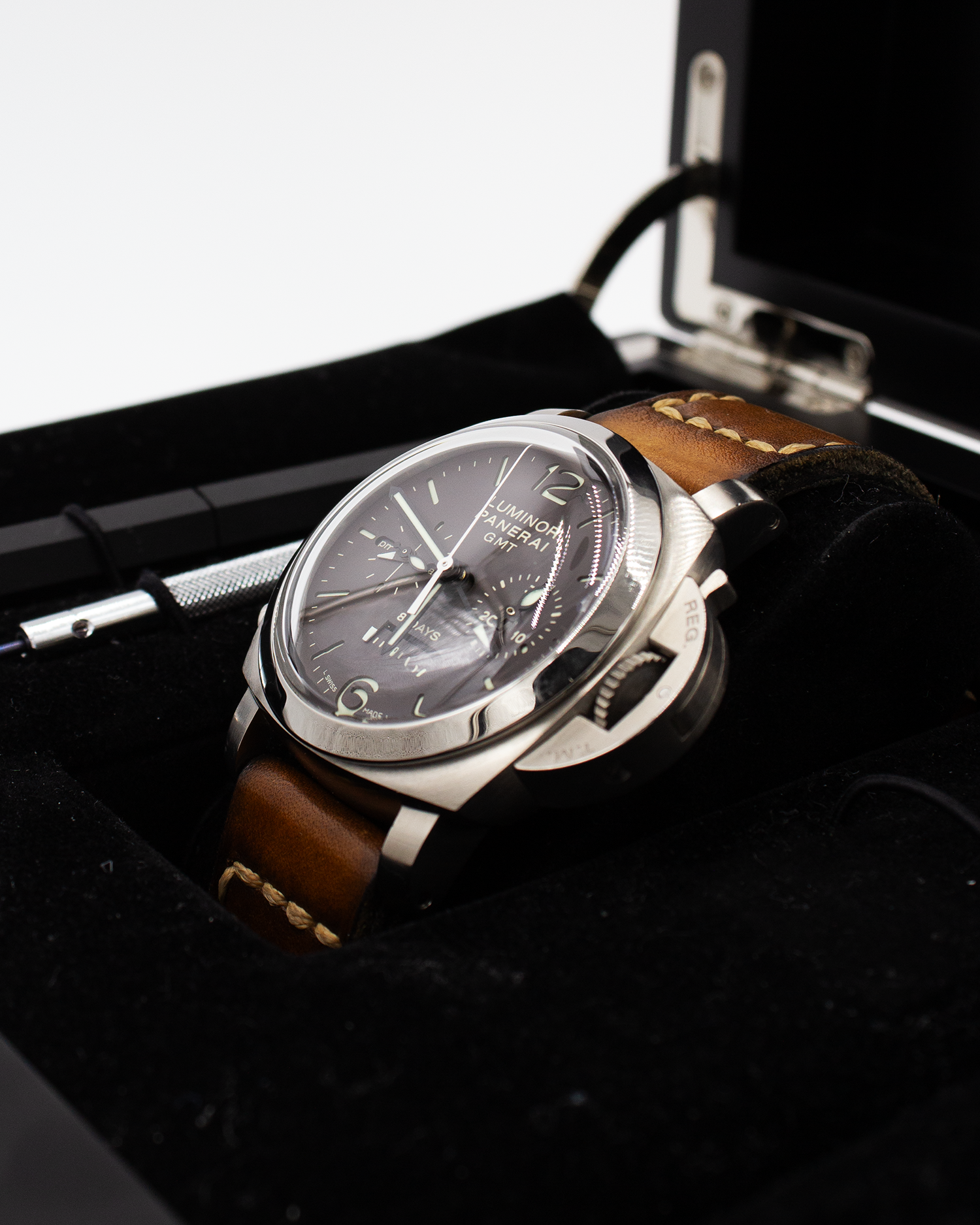 Panerai Luminor 1950 8 Days Chrono Monopulsante GMT – PAM00311 – Full Set