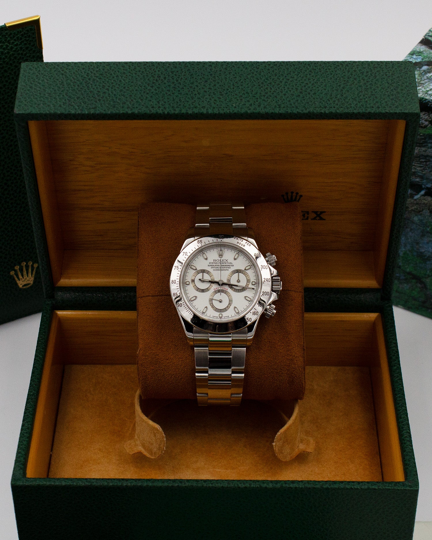 Rolex Daytona Chronograph "P Series Panna Dial" 116520 – 2002 – Full Set