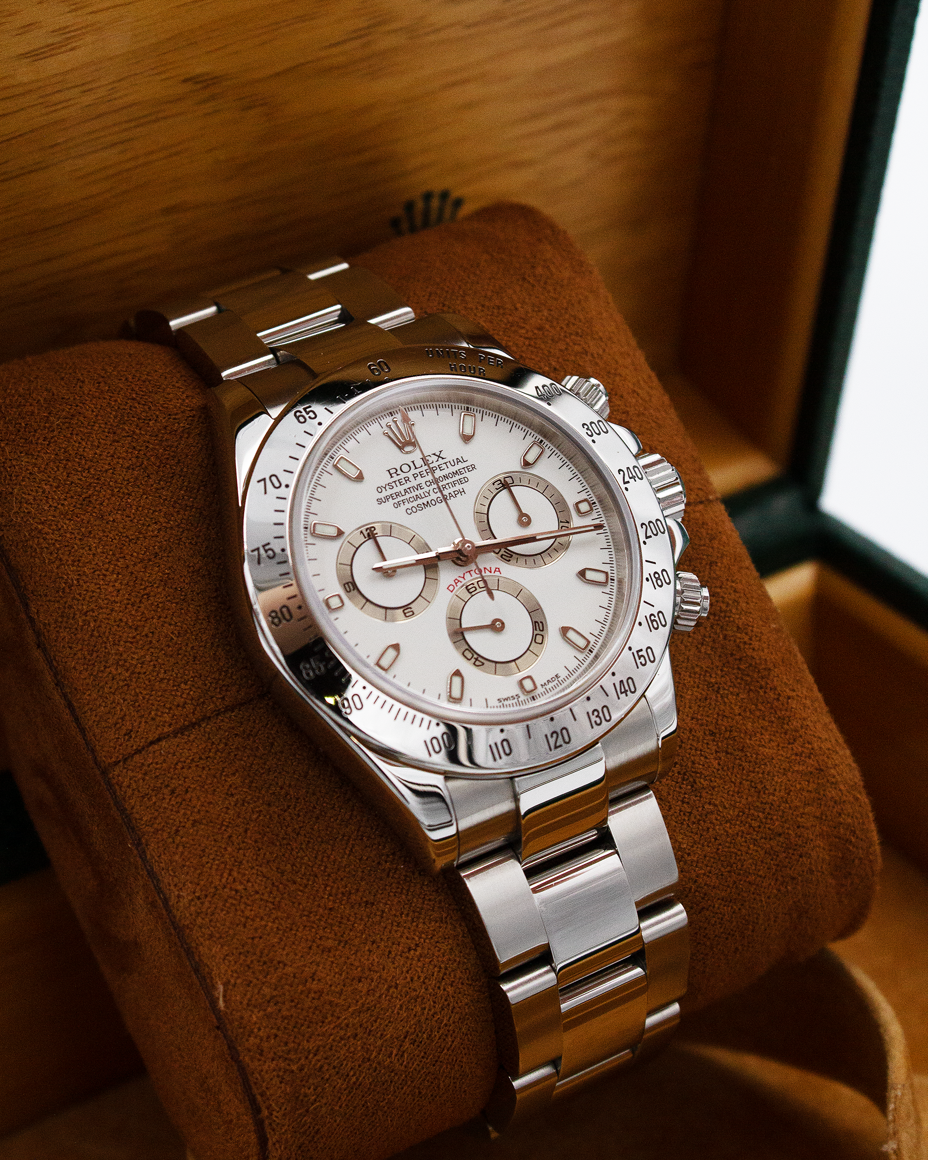 Rolex Daytona Chronograph "P Series Panna Dial" 116520 – 2002 – Full Set