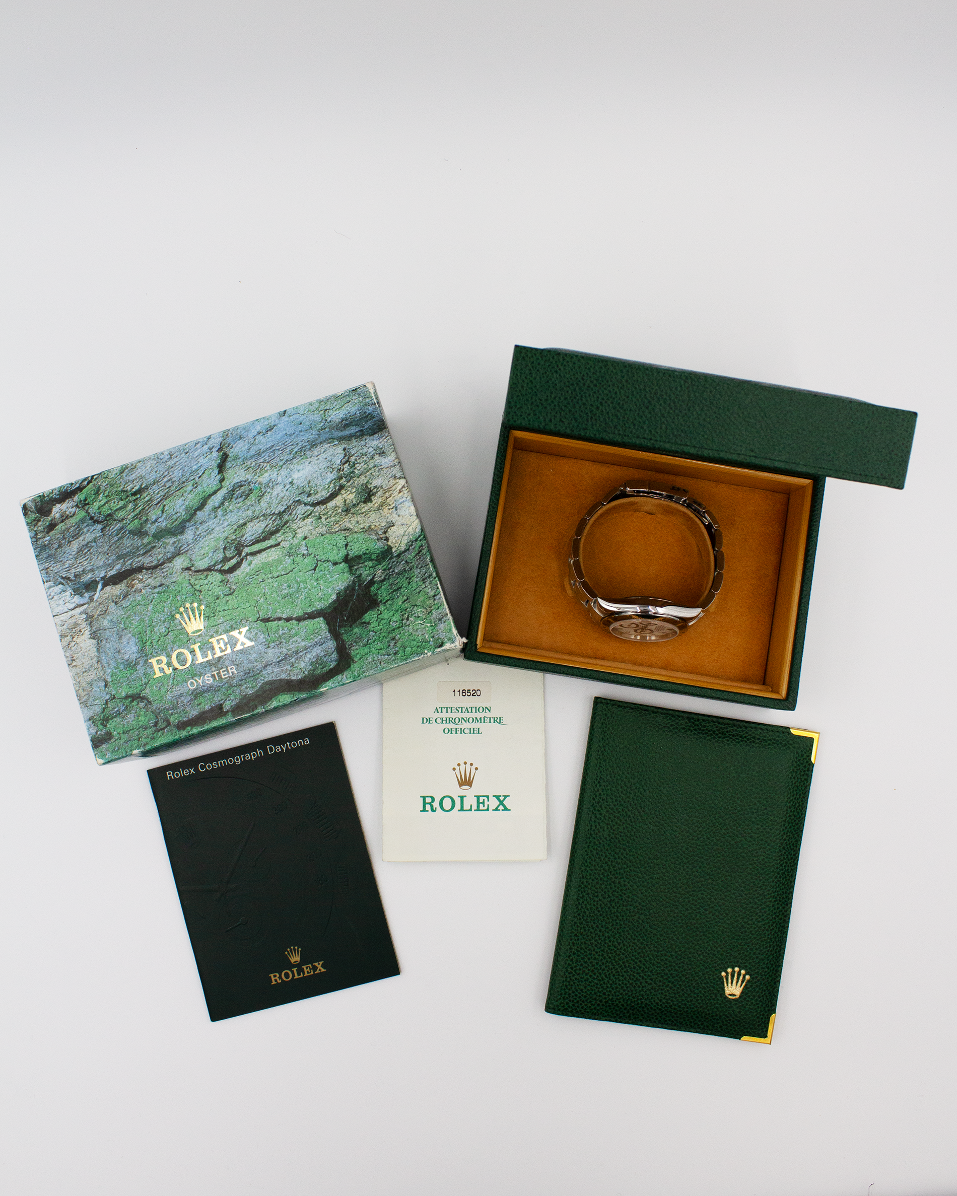 Rolex Daytona Chronograph "P Series Panna Dial" 116520 – 2002 – Full Set