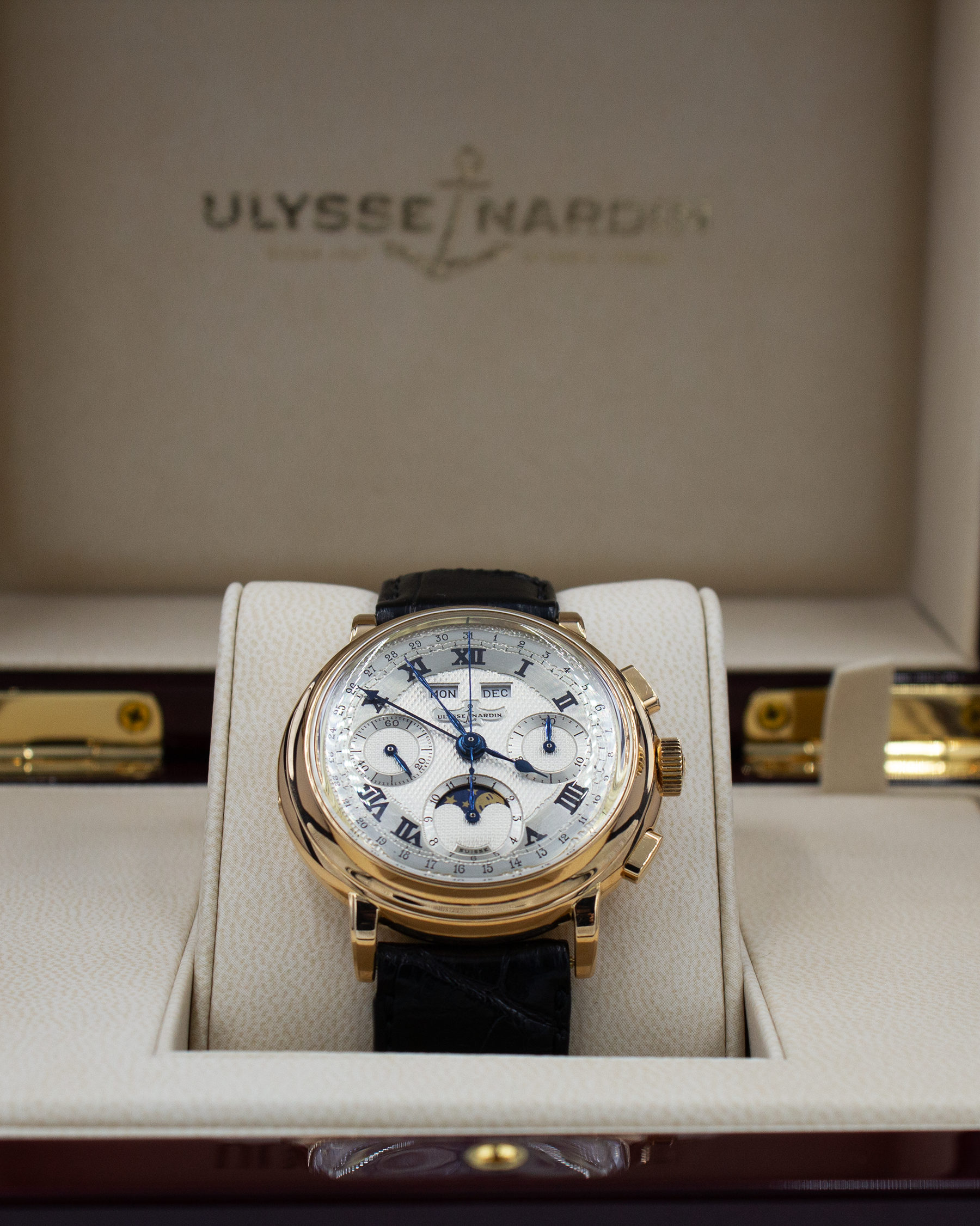 Ulysse Nardin Chronograph 521-22 – Jahreskalender – Mondphase