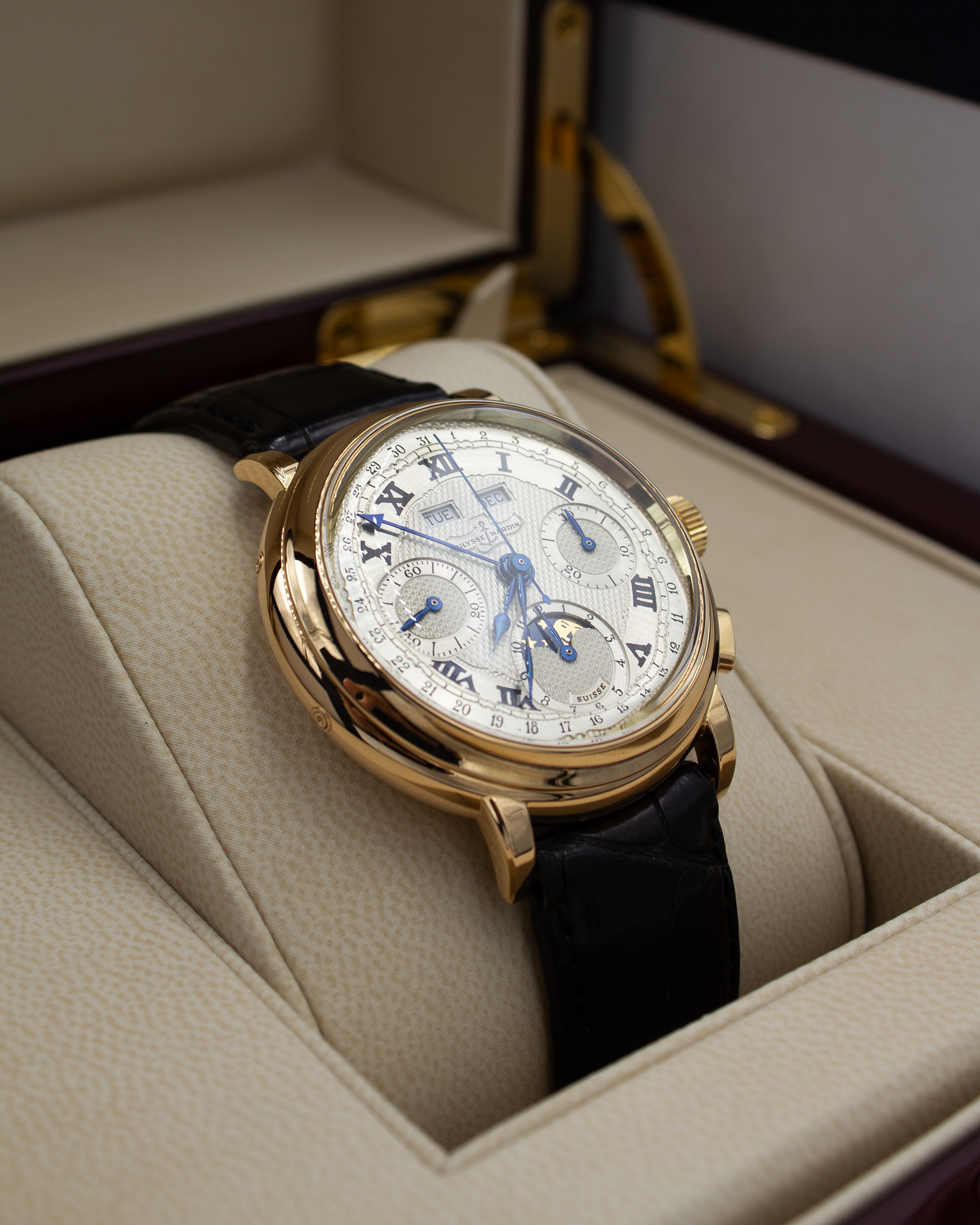 Ulysse Nardin Chronograph 521-22 – Jahreskalender – Mondphase