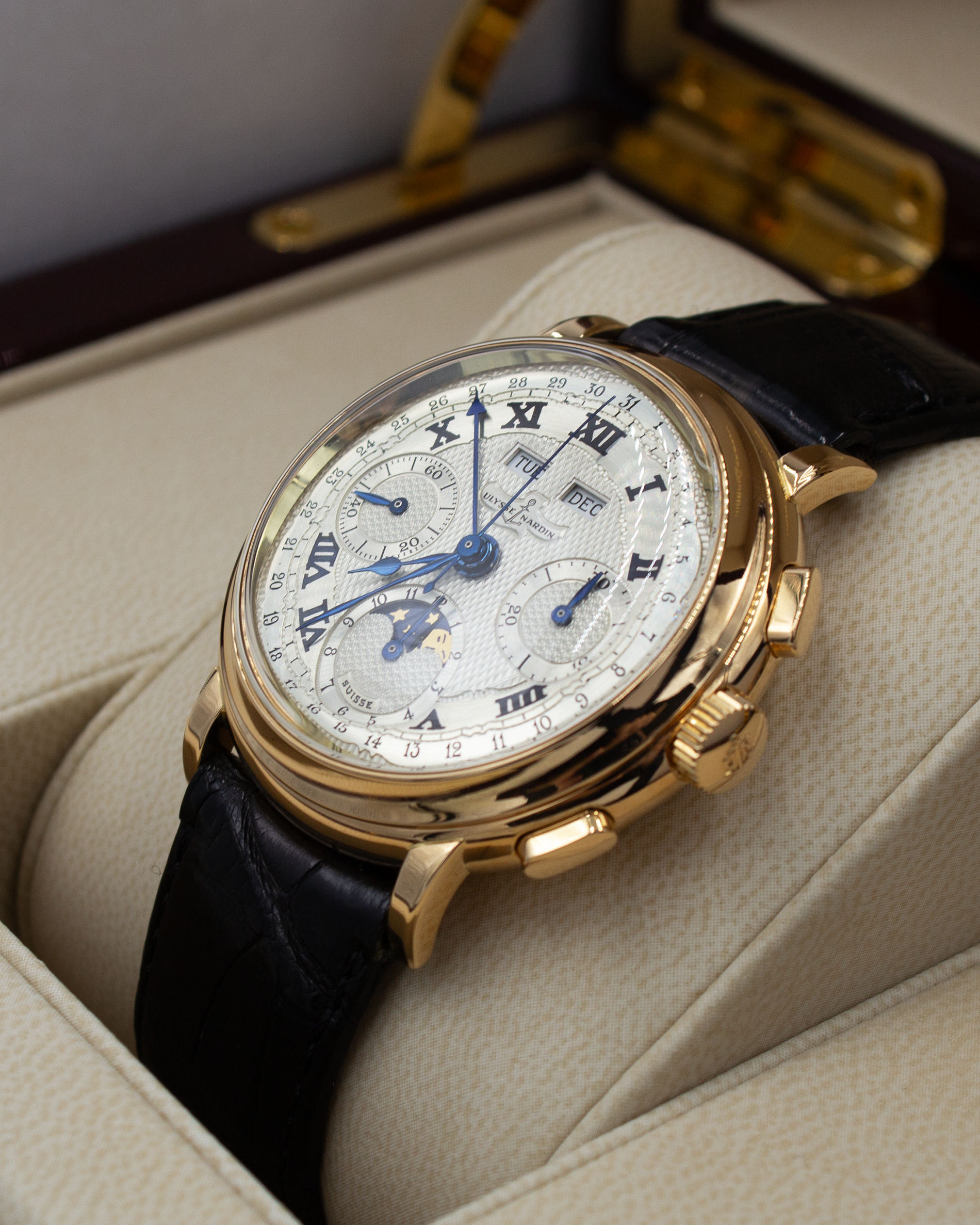 Ulysse Nardin Chronograph 521-22 – Jahreskalender – Mondphase