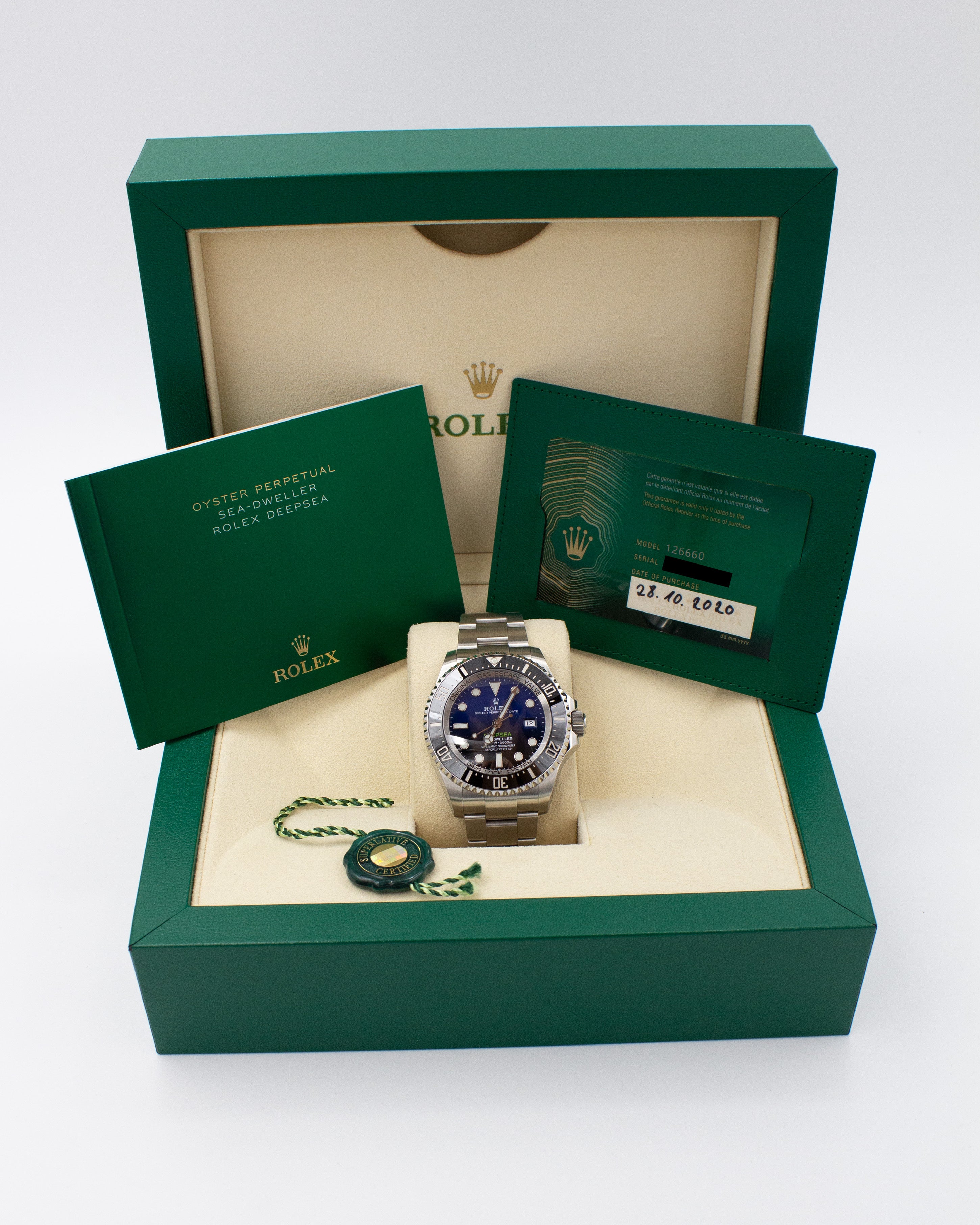 Rolex Sea-Dweller Deepsea "James Cameron" 126660  – 10/2020 – Full Set