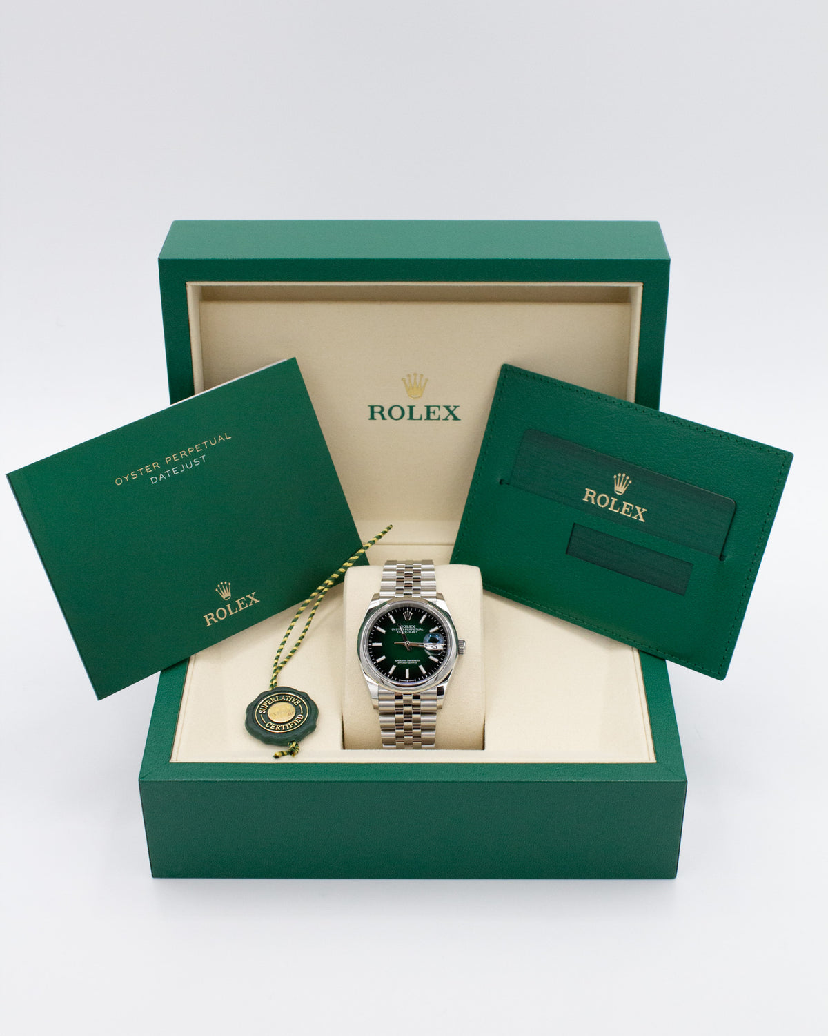 Rolex Datejust 36 Green Ombré – 126200 – NEU – 2026