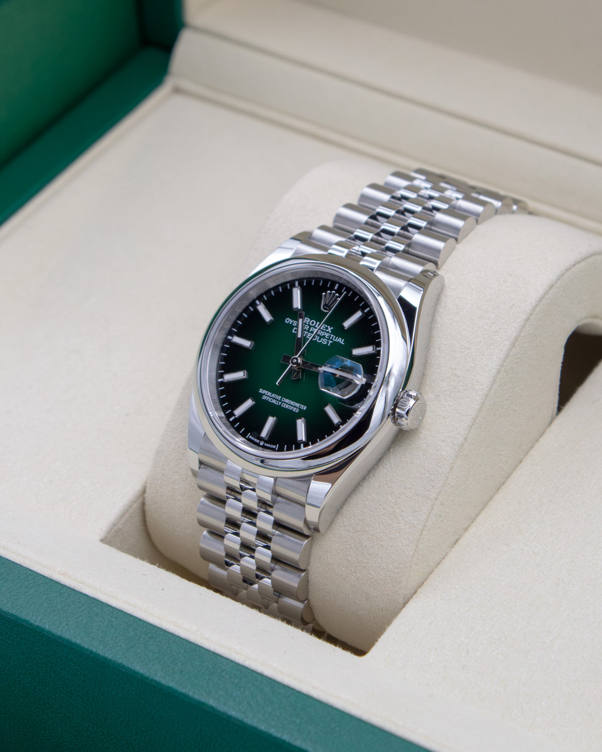 Rolex Datejust 36 Green Ombré – 126200 – NEU – 2026
