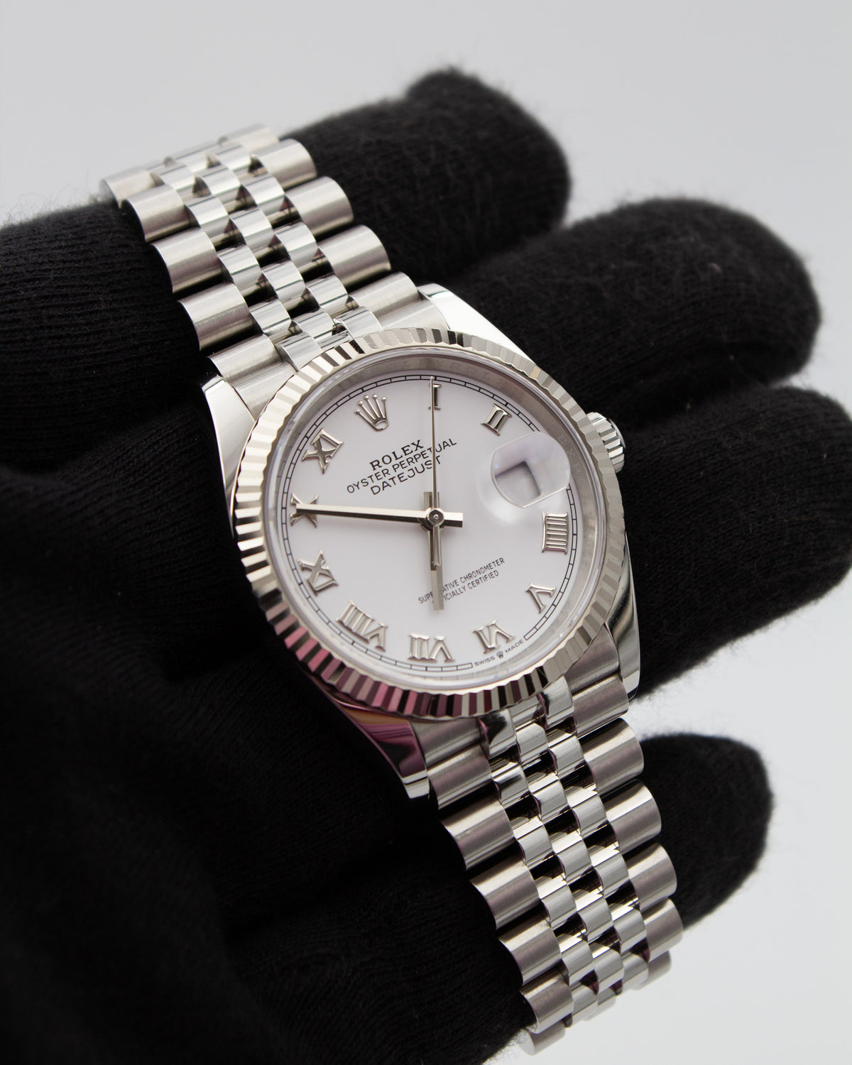 Rolex Datejust 36 White Roman Dial – 126234 – 04/2022