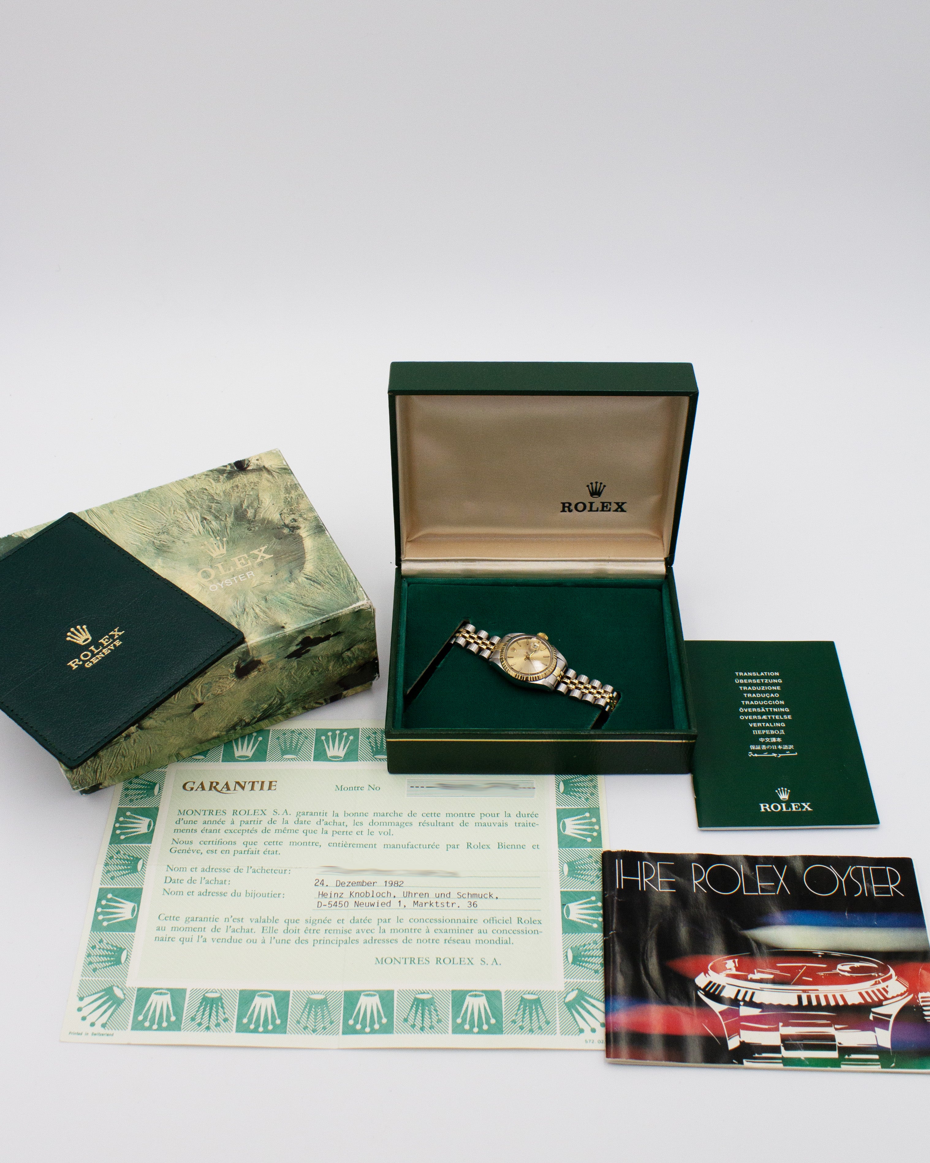 Rolex Oyster Perpetual Lady Date 6917/3 – 1982 – Full Set